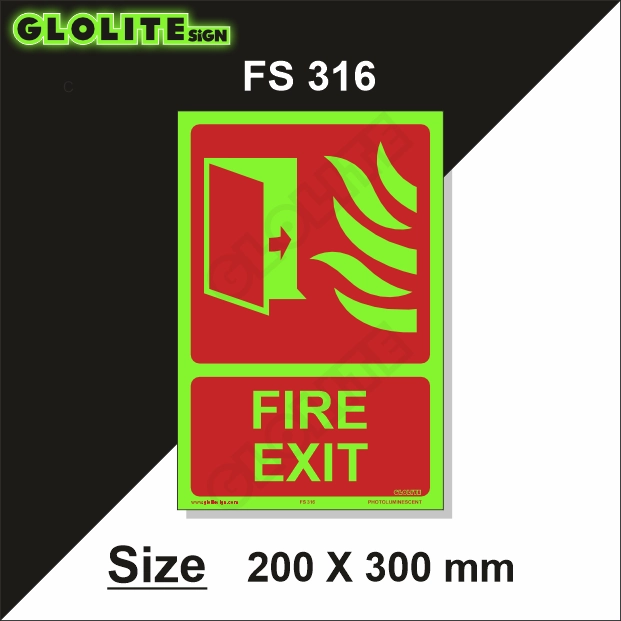 Fs Inlet. Sign Best Fire Exit Sign Fs 316 Manufacturer And Supplier In